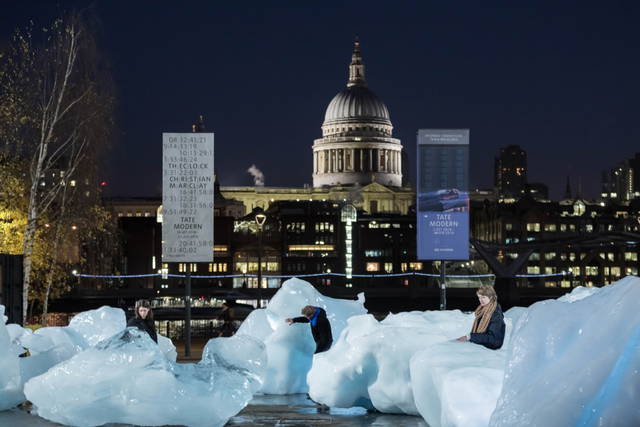 Ice Watch, 2014 - Outside Tate Modern, London – 2018 - Photo: Justin Sutcliffe
