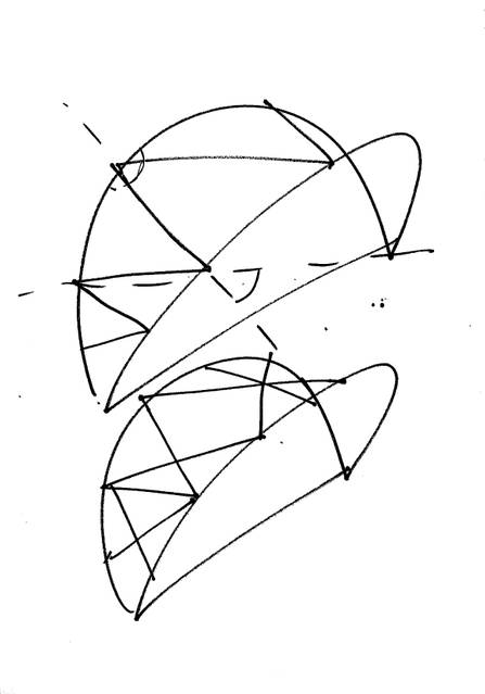 Sketch for the exhibition Olafur Eliasson: Innen Stadt Außen, 2010, Martin-Gropius-Bau, Berlin, 2010