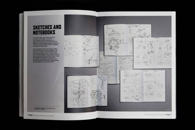 Spread from Your uncertain archive by Studio Olafur Eliasson in Disegno no.7, Spread from Your uncer