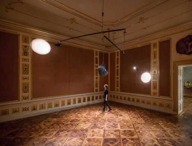 Double light ventilator mobile, 2003 - The Winter Palace of Prince Eugene of Savoy, Vienna – 2015 - Photo: Anders Sune Berg