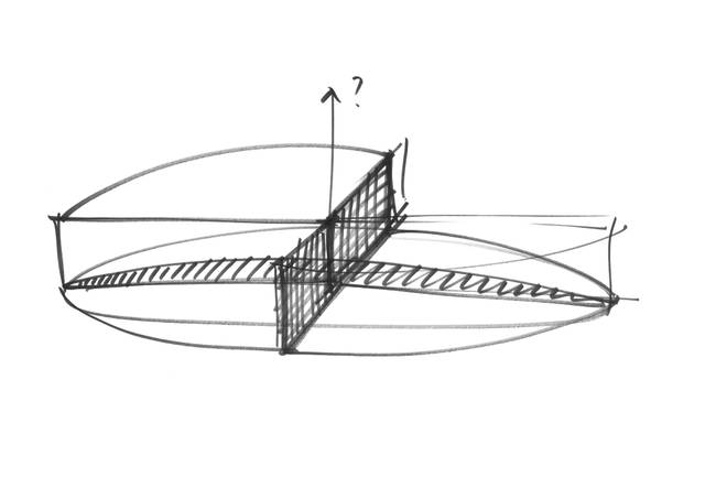Sketch for exhibition Contact