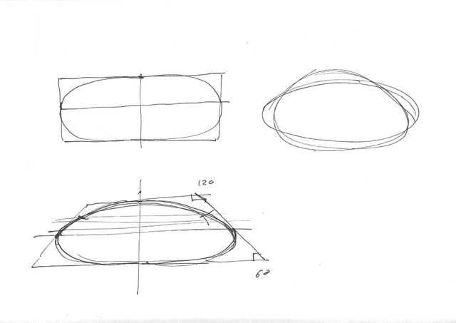 Sketch for Tilted circles diagram, 2008