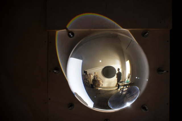 Light test for Double infinity, 2014 - Photo: María del Pilar García Ayensa / Studio Olafur Eliasson