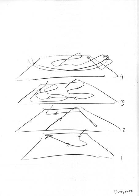 Sketch for The mediated motion, 2001