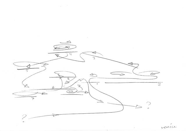 Sketch for the exhibition The Blind Pavilion at the Danish Pavilion, 50th Biennale di Venezia, Venic