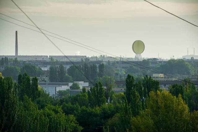 Dnipro sunrise, 2012 - Dnipro, Ukraine – 2012 - Photo: Sergey Illin