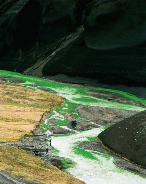 Green river, 1998 - The Northern Fjallabak Route, Iceland – 1998 - Photo: Olafur Eliasson