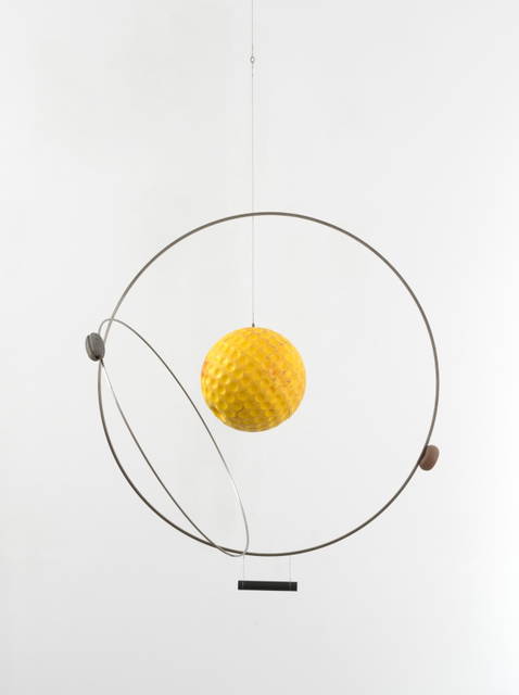 Shore compass (07:00, yellow), 2018 - Photo: Jens Ziehe