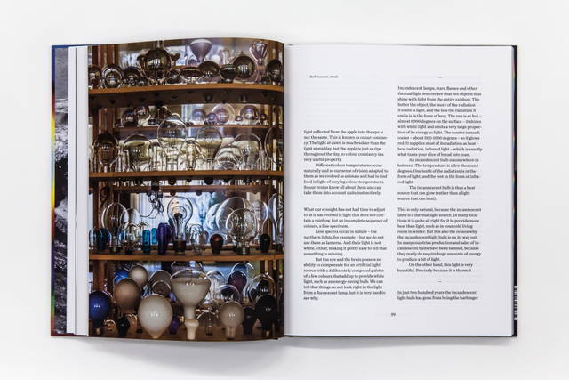 Spread from Light! On light in life and the life in light, edited by Tor Nørretranders, Klampenborg 2015