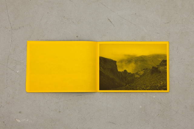 Spread from Landscapes with Yellow Background, Umeå 1998