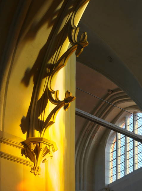 Fenster für bewegtes Licht, 2024. East windows of St. Nicholas’s Cathedral - Greifswald, Germany – 2024 - Photo: Jens Ziehe