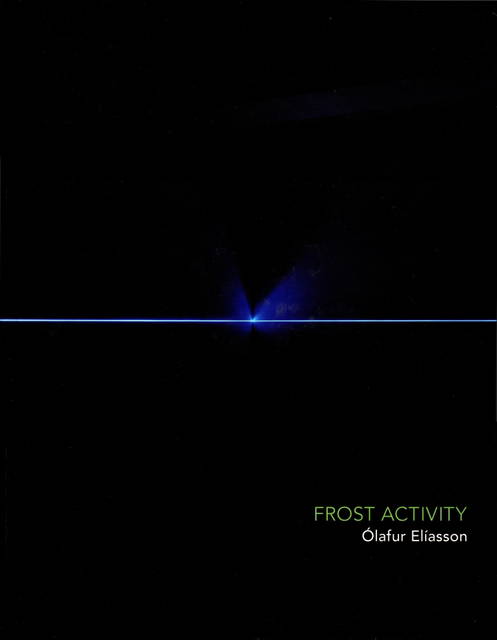 Cover from Frost Activity, edited by Reykjavik Art Museum, Reykjavik 2004