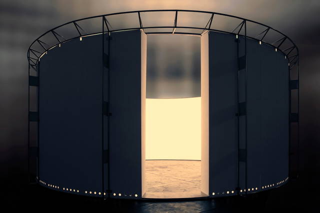 360° white room, 2006 - Studio Olafur Eliasson, Berlin – 2006 - Photo: Günter Lepkowski