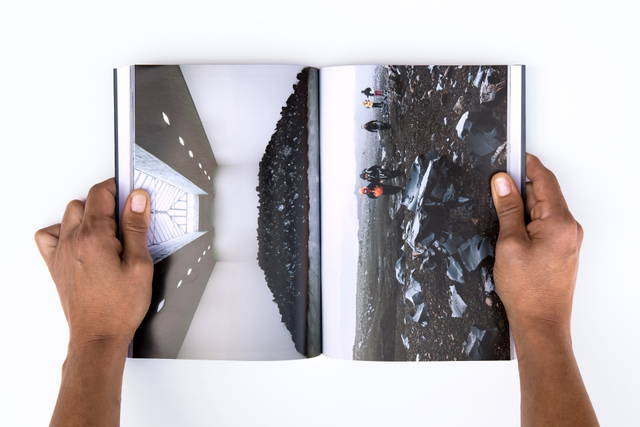 Spread from Turning Thinking into Doing into Art, edited by Studio Olafur Eliasson: Anna Engberg-Pedersen, Geoffrey Garrison, Kristina Köper, Berlin 2015 - Photo: María del Pilar García Ayensa / Studio Olafur Eliasson