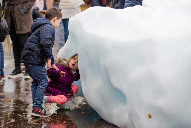 Ice Watch, 2014 - Bankside, outside Tate Modern, London – 2018 - Photo: Charlie Forgham-Bailey