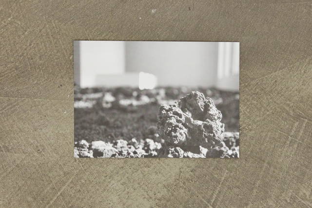 Invitation for The Body as Brain (5) Lava floor, Kunsthaus Zug, 2008