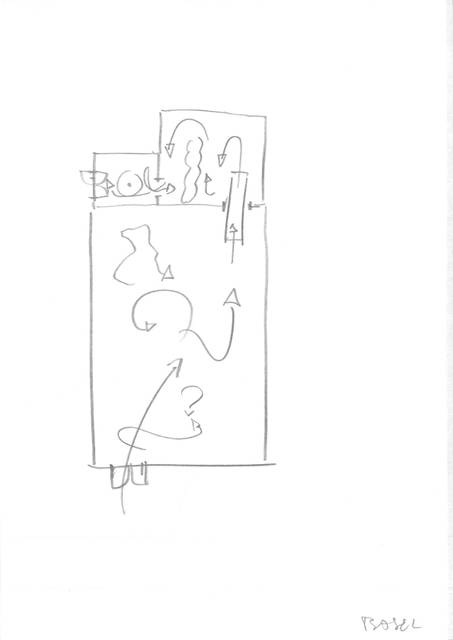 Sketch for The curious garden, 1997