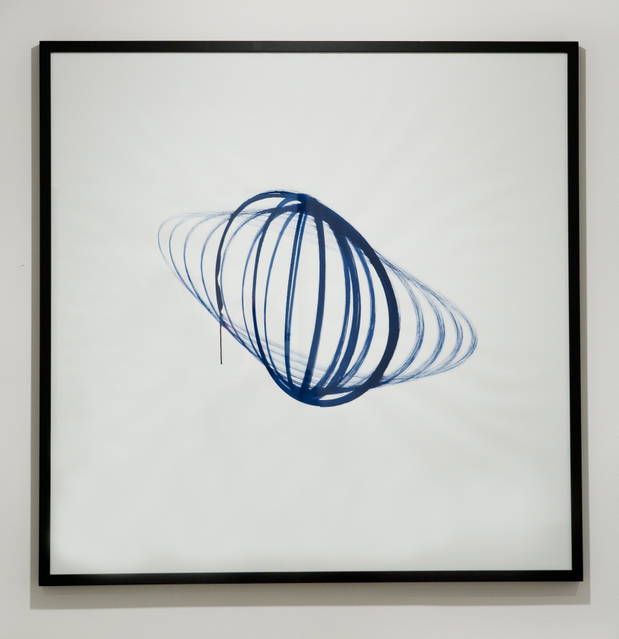 Monoaxial Berlin pendulum drawings (extra long), 2007 - PKM Gallery, Seoul – 2007
