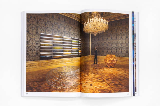 Spread from Olafur Eliasson - Baroque Baroque, edited by Francesca von Habsburg, Agnes Husslein-Arco, Daniela Zyman, Berlin 2015