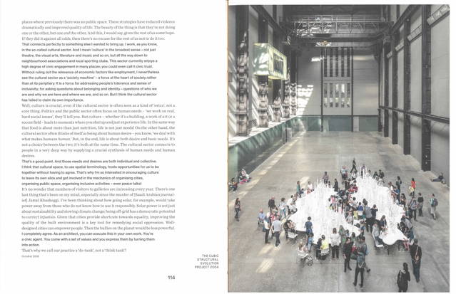 Olafur Eliasson: In Real Life, exhibition catalogue spread