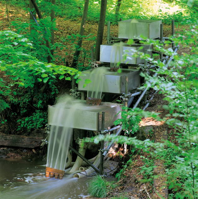 Reversed waterfall, 1998 - Stiftelsen Wanås Utställningar, Knislinge, Sweden – 1998 - Photo: Anders Norrsel