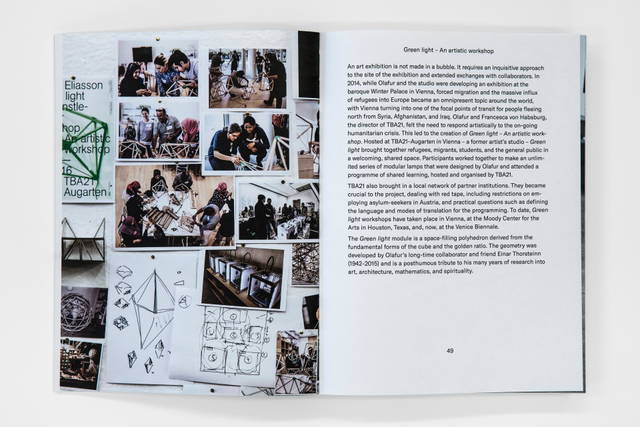 Spread from Studio Olafur Eliasson – Open house - Photo: María del Pilar García Ayensa / Studio Olafur Eliasson 