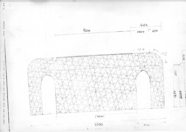 Sketch for 5-dimensionel pavillon, 1998 by Einar Thorsteinn