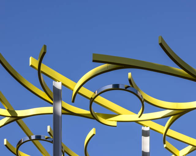 Roof for stray thoughts, 2021, detail - Quay Quarter, Sydney – 2022 - Photo: Adam Mørk
