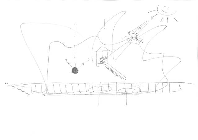 Sketch for exhibition Contact