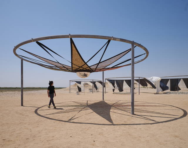 Your sun compass, 2023 - Al Thakhira, Qatar – 2023 - Photo: Anders Sune Berg