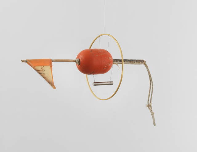 Shore compass (21:00, red orange), 2018 - Photo: Jens Ziehe