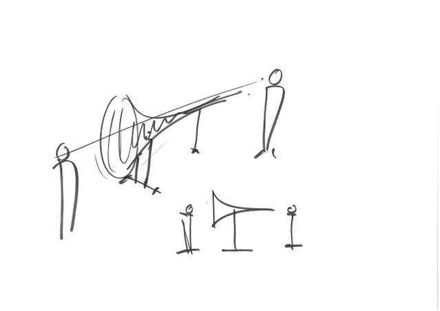 Sketch for Bridge from the future, 2014