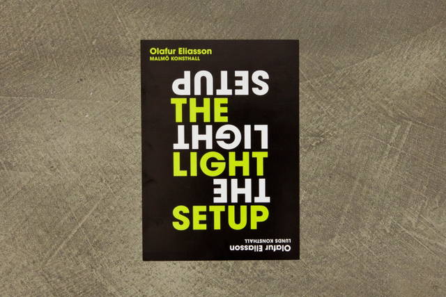 Invitation for The light setup, Malmö Konsthall, Sweden, 2005