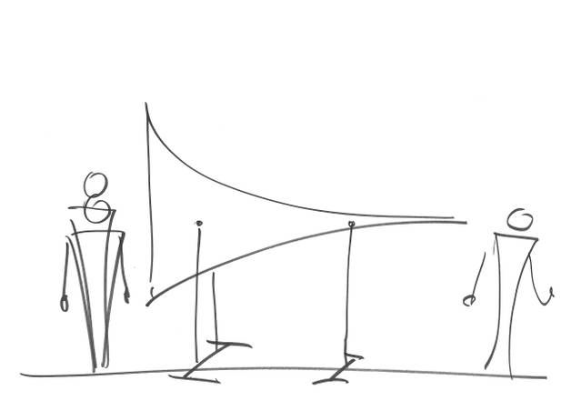 Sketch for Bridge from the future, 2014