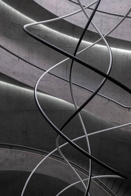 Installation view of Atmospheric Column - He Art Museum in Foshan, China – 2023 - Photo: Hubert Wang