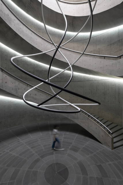Installation view of Atmospheric Column - He Art Museum in Foshan, China – 2023 - Photo: Hubert Wang