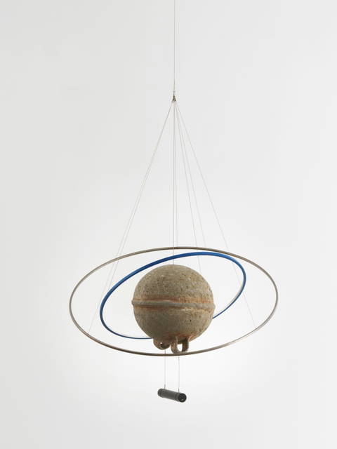 Shore compass (03:00, blue silver), 2018 - Photo: Jens Ziehe