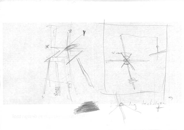 Sketch for The endless study, 2005