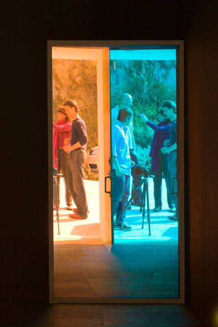 Yellow egoless door, 2005 - Emi Fontana West of Rome, Jamie Residence, Pasadena, California – 2005 - Photo: Fredrik Nilsen