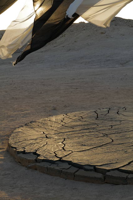 Your glacial dust garden - Al Thakhira, Qatar – 2023 - Photo: Amelia Pallett / Studio Olafur Eliasson