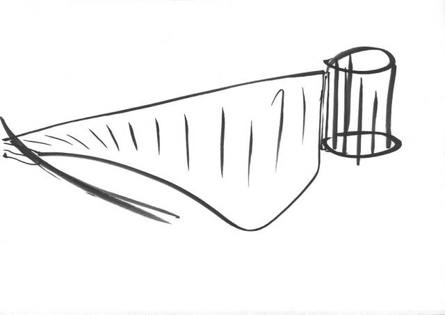 Sketch for National career lamp, 2007
