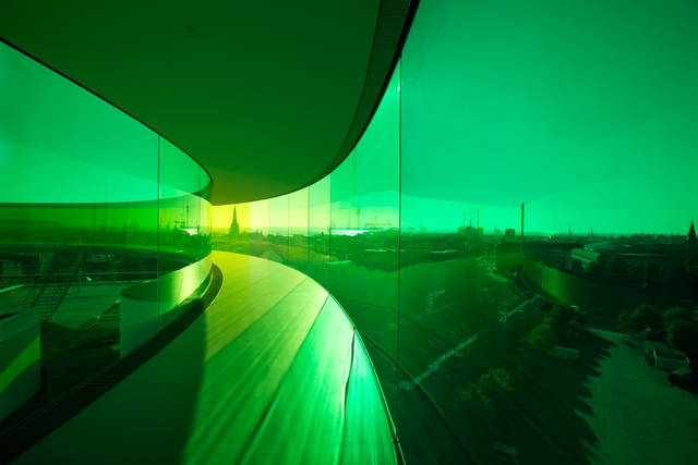 Your rainbow panorama, 2011 - ARoS Aarhus Kunstmuseum, Denmark – 2011 - Photo: Thilo Frank / Studio Olafur Eliasson