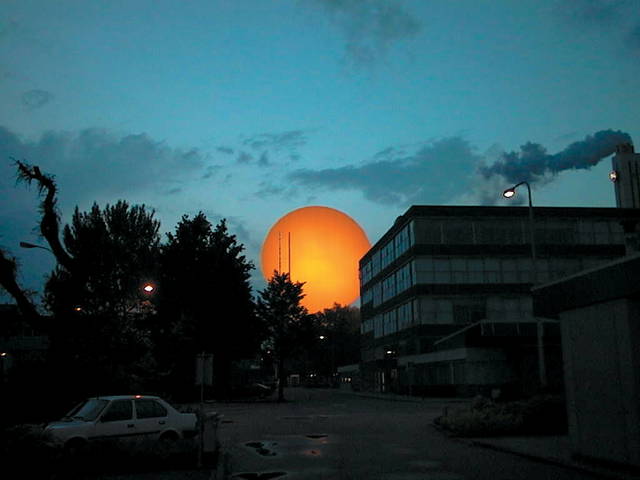 Double sunset, 1999 - Utrecht, The Netherlands – 1999 - Photo: Olafur Eliasson