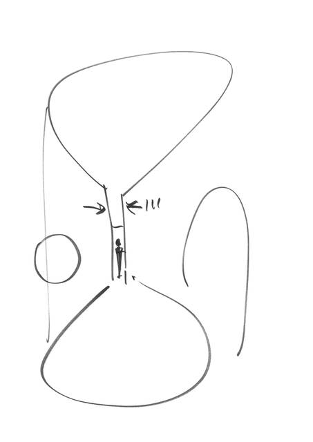 Sketch for Double infinity, 2014