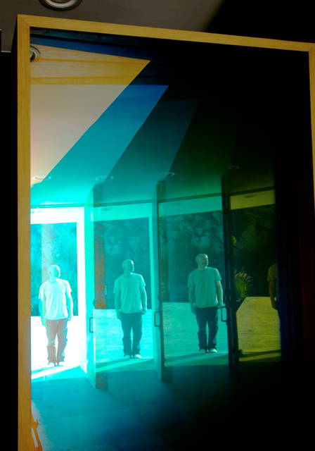 Yellow egoless door, 2005 - Emi Fontana West of Rome, Jamie Residence, Pasadena, California – 2005 - Photo: Fredrik Nilsen