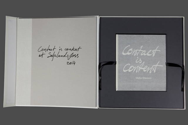 Contact is content at Seljalandsfoss, 2014 - Studio Olafur Eliasson, Berlin – 2014 - Photo: Thilo Frank / Studio Olafur Eliasson