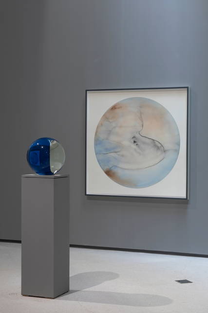 Chronobiological sphere (blue) - Red Brick Art Museum, Beijing – 2018 - Photo: Anders Sune Berg