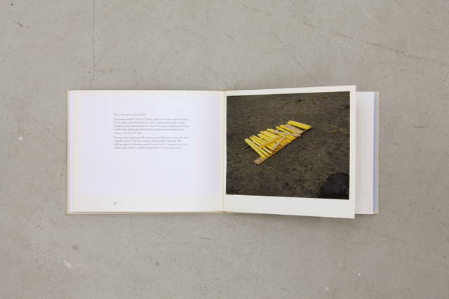 Spread from The Goose Lake Trail (Southern Route), A Road Conversation between Olafur Eliasson and Hans Ulrich Obrist, edited by Studio Olafur Eliasson and Eidar Art Center, Iceland 2006