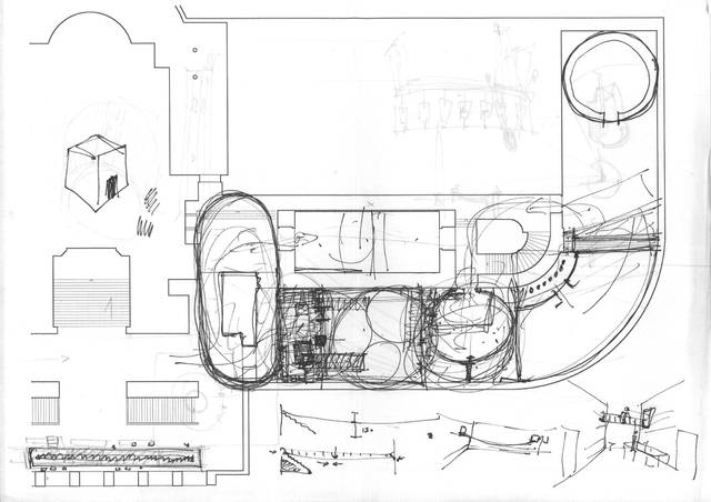 Sketch for the exhibition Chaque matin je me sens différent, chaque soir je me sens le même, 2002