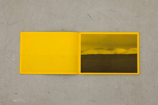 Spread from Landscapes with Yellow Background, Umeå 1998